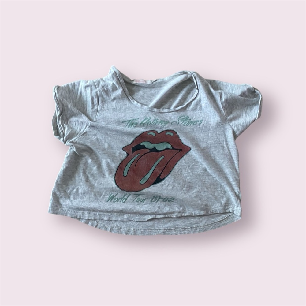 The Rolling Stones Crop Top